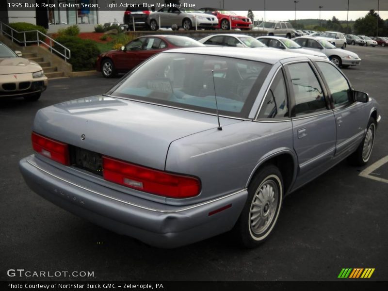 Light Adriatic Blue Metallic / Blue 1995 Buick Regal Custom Sedan