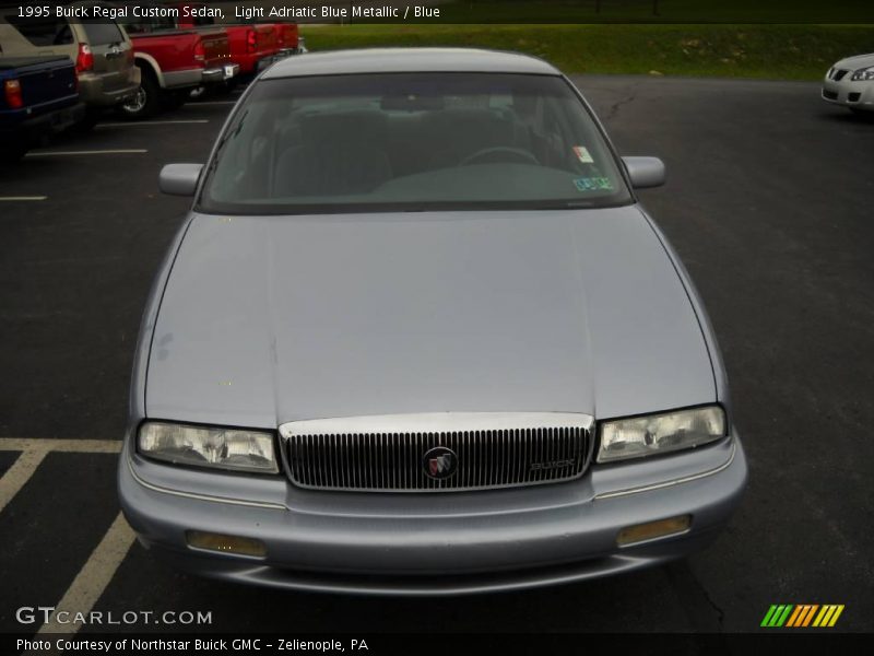 Light Adriatic Blue Metallic / Blue 1995 Buick Regal Custom Sedan