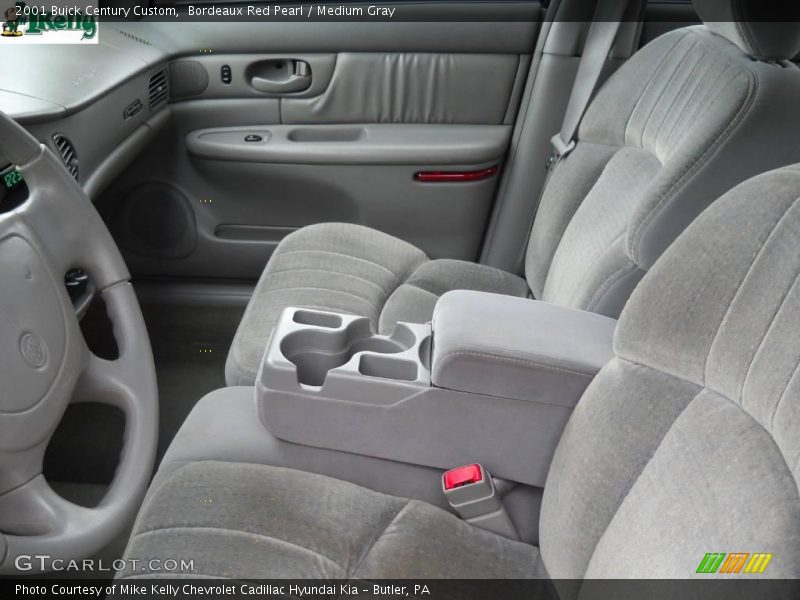 Bordeaux Red Pearl / Medium Gray 2001 Buick Century Custom