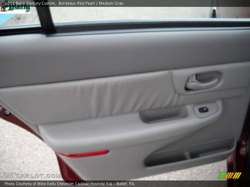 Bordeaux Red Pearl / Medium Gray 2001 Buick Century Custom
