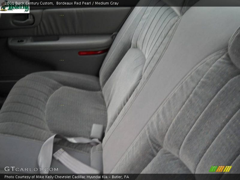 Bordeaux Red Pearl / Medium Gray 2001 Buick Century Custom