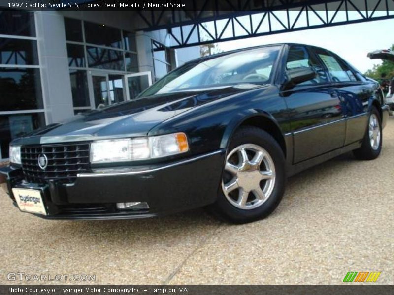 Forest Pearl Metallic / Neutral Shale 1997 Cadillac Seville STS