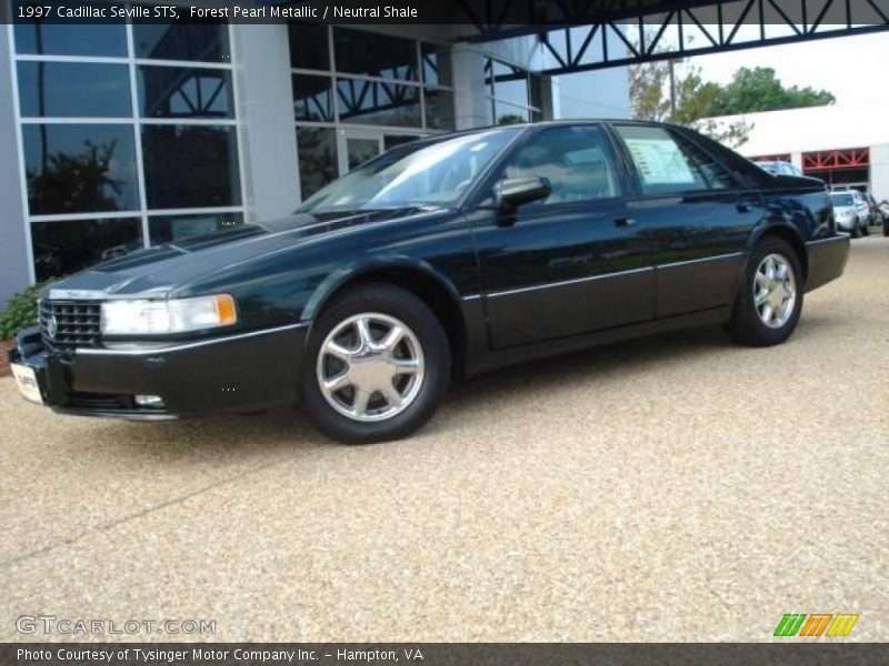 Forest Pearl Metallic / Neutral Shale 1997 Cadillac Seville STS