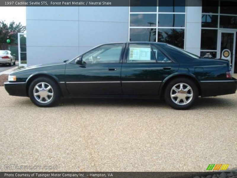 Forest Pearl Metallic / Neutral Shale 1997 Cadillac Seville STS