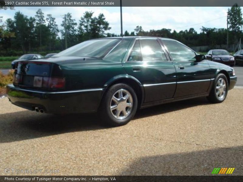 Forest Pearl Metallic / Neutral Shale 1997 Cadillac Seville STS