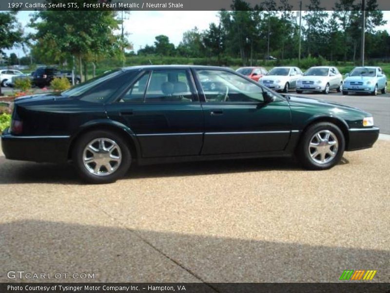 Forest Pearl Metallic / Neutral Shale 1997 Cadillac Seville STS