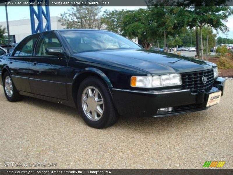 Forest Pearl Metallic / Neutral Shale 1997 Cadillac Seville STS