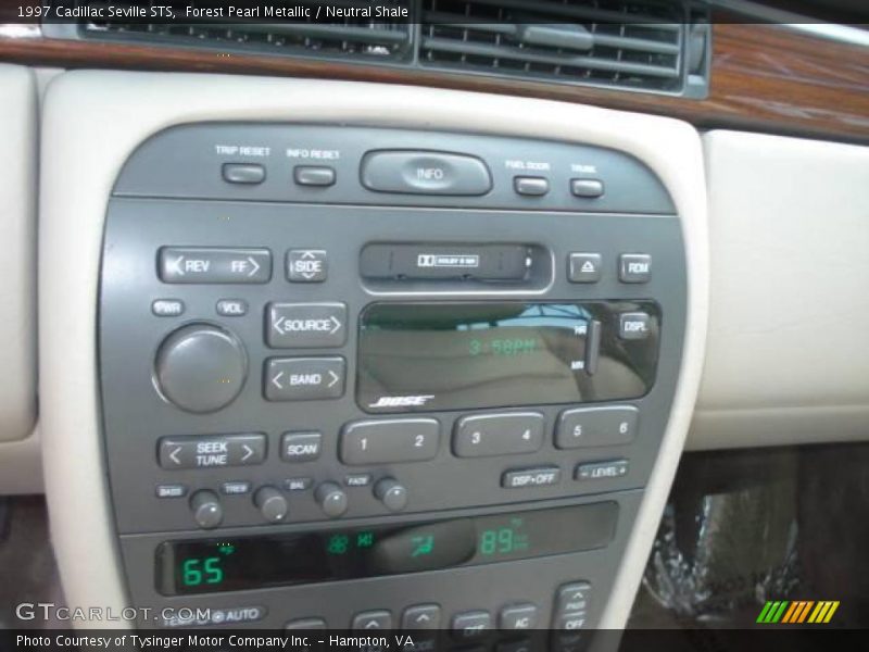 Forest Pearl Metallic / Neutral Shale 1997 Cadillac Seville STS