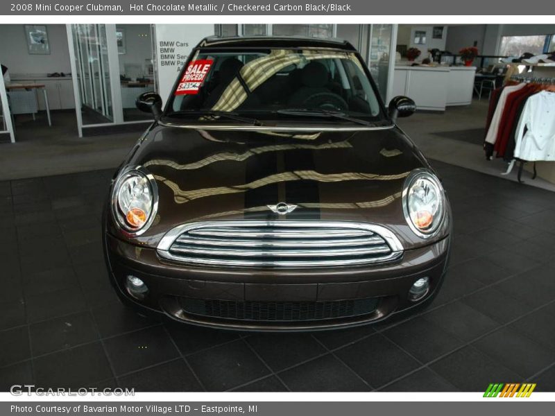 Hot Chocolate Metallic / Checkered Carbon Black/Black 2008 Mini Cooper Clubman