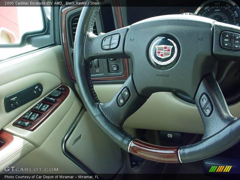 Black Raven / Shale 2005 Cadillac Escalade ESV AWD