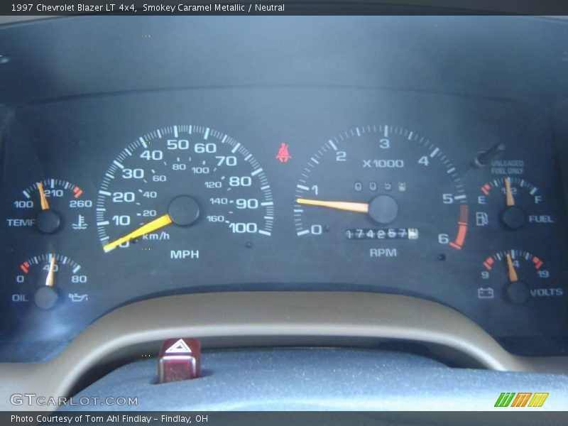 Smokey Caramel Metallic / Neutral 1997 Chevrolet Blazer LT 4x4