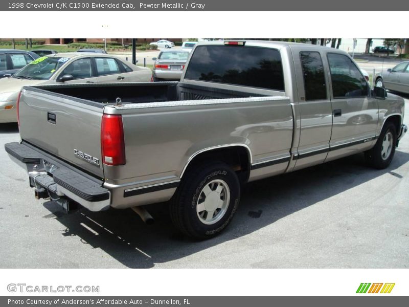 Pewter Metallic / Gray 1998 Chevrolet C/K C1500 Extended Cab