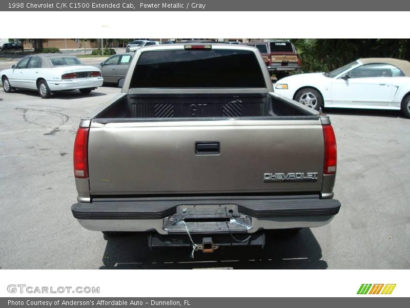Pewter Metallic / Gray 1998 Chevrolet C/K C1500 Extended Cab