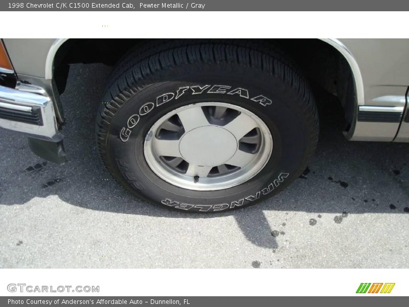 Pewter Metallic / Gray 1998 Chevrolet C/K C1500 Extended Cab