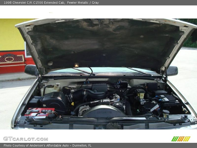 Pewter Metallic / Gray 1998 Chevrolet C/K C1500 Extended Cab