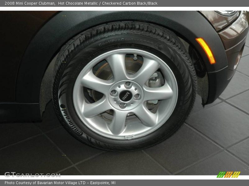 Hot Chocolate Metallic / Checkered Carbon Black/Black 2008 Mini Cooper Clubman