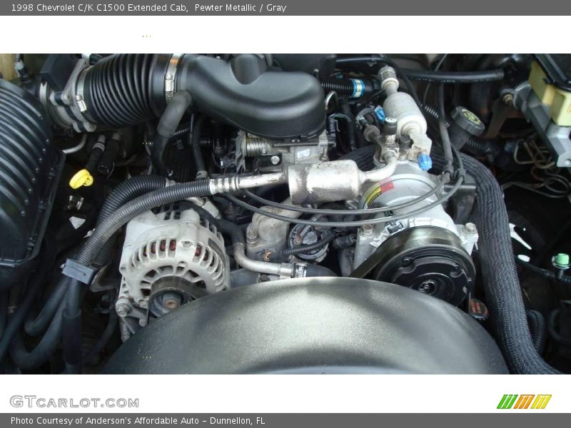 Pewter Metallic / Gray 1998 Chevrolet C/K C1500 Extended Cab