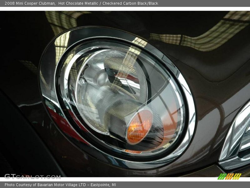 Hot Chocolate Metallic / Checkered Carbon Black/Black 2008 Mini Cooper Clubman