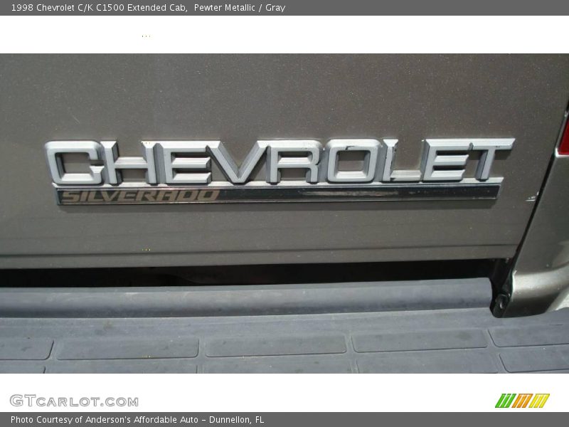 Pewter Metallic / Gray 1998 Chevrolet C/K C1500 Extended Cab