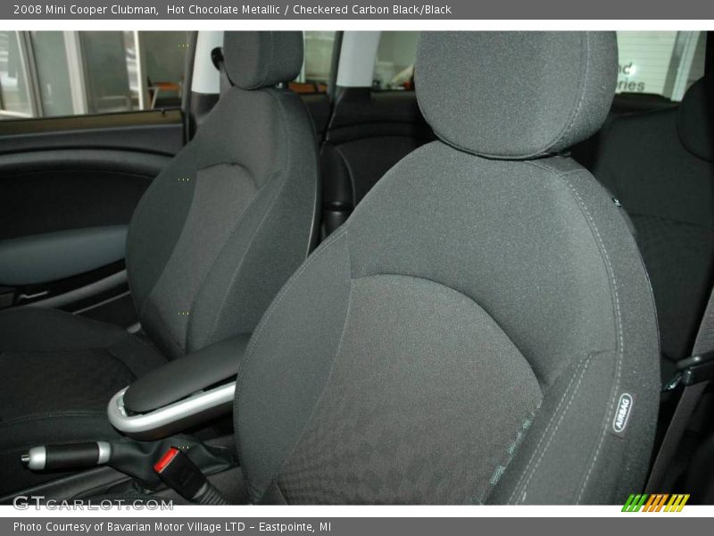 Hot Chocolate Metallic / Checkered Carbon Black/Black 2008 Mini Cooper Clubman