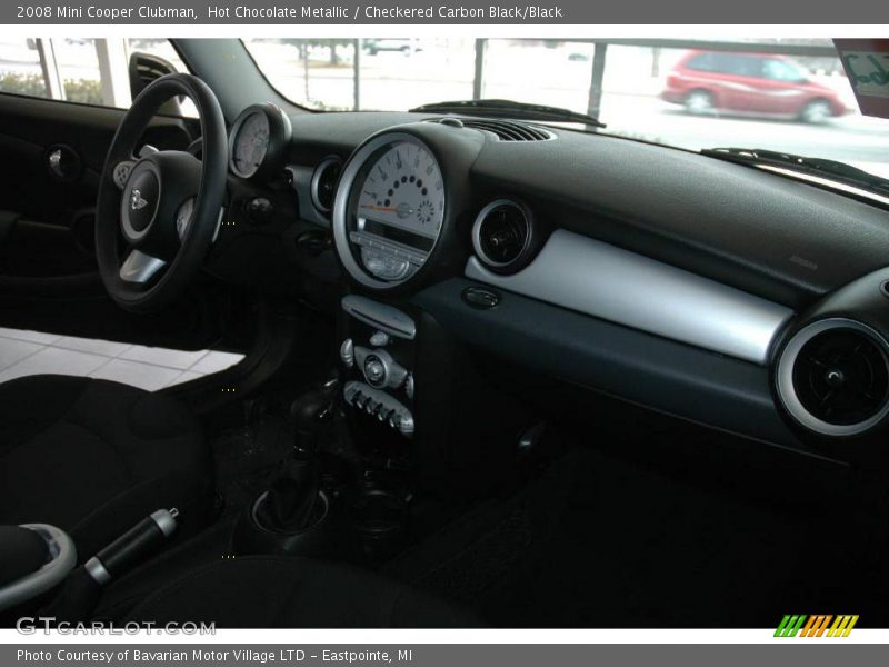 Hot Chocolate Metallic / Checkered Carbon Black/Black 2008 Mini Cooper Clubman