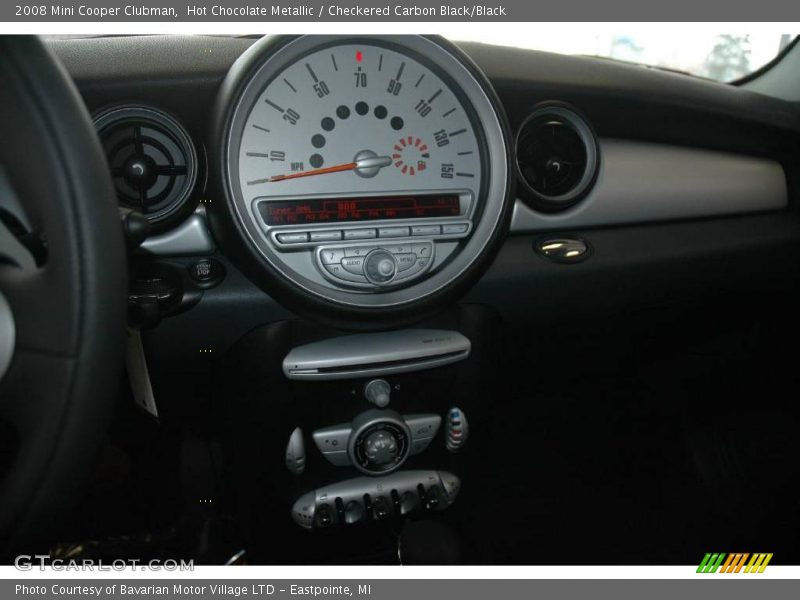 Hot Chocolate Metallic / Checkered Carbon Black/Black 2008 Mini Cooper Clubman