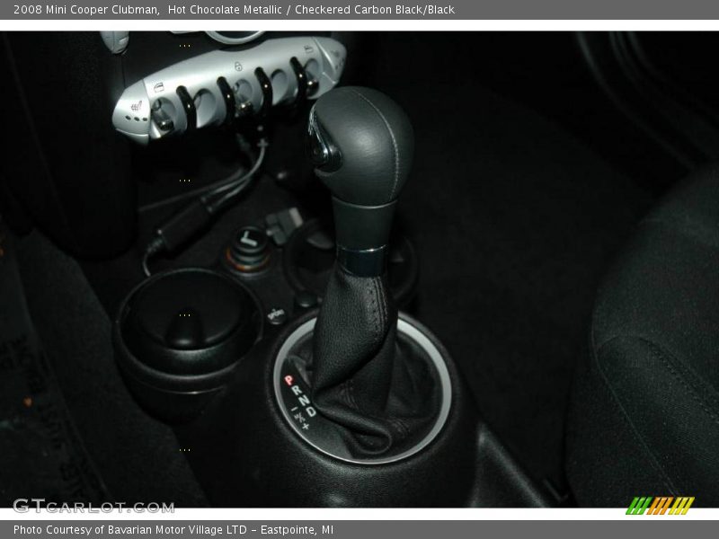 Hot Chocolate Metallic / Checkered Carbon Black/Black 2008 Mini Cooper Clubman
