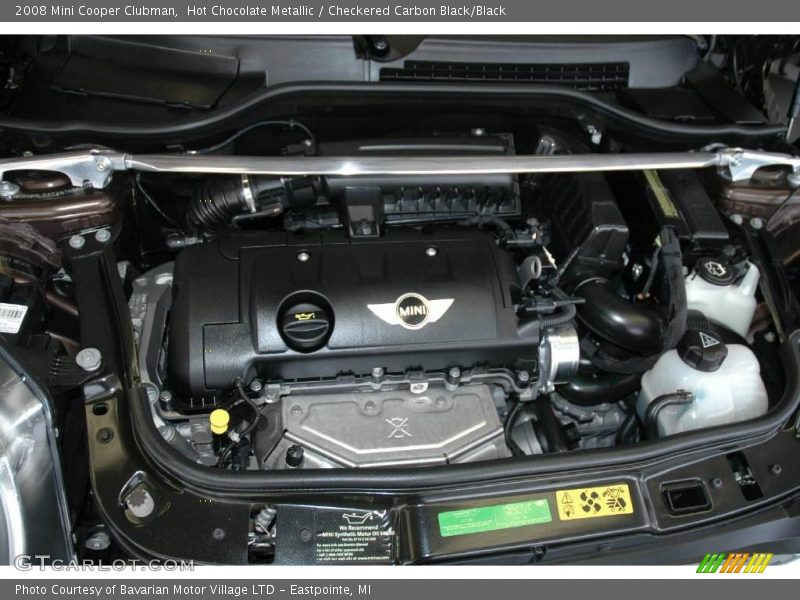 Hot Chocolate Metallic / Checkered Carbon Black/Black 2008 Mini Cooper Clubman