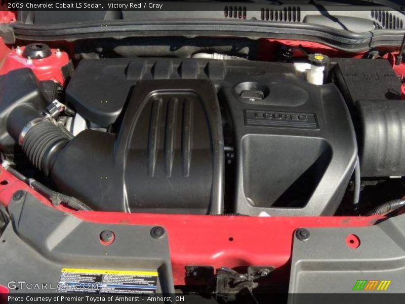 Victory Red / Gray 2009 Chevrolet Cobalt LS Sedan