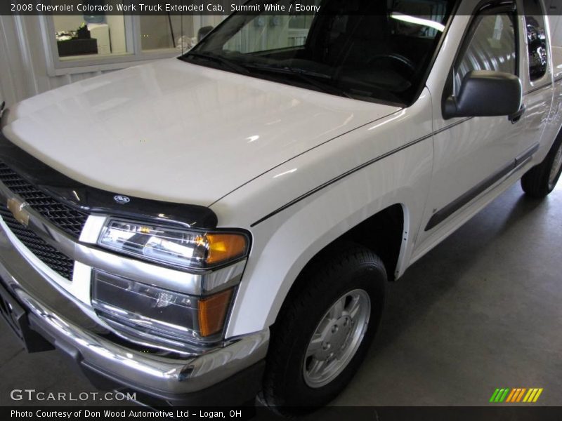 Summit White / Ebony 2008 Chevrolet Colorado Work Truck Extended Cab