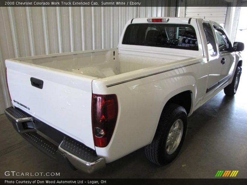 Summit White / Ebony 2008 Chevrolet Colorado Work Truck Extended Cab