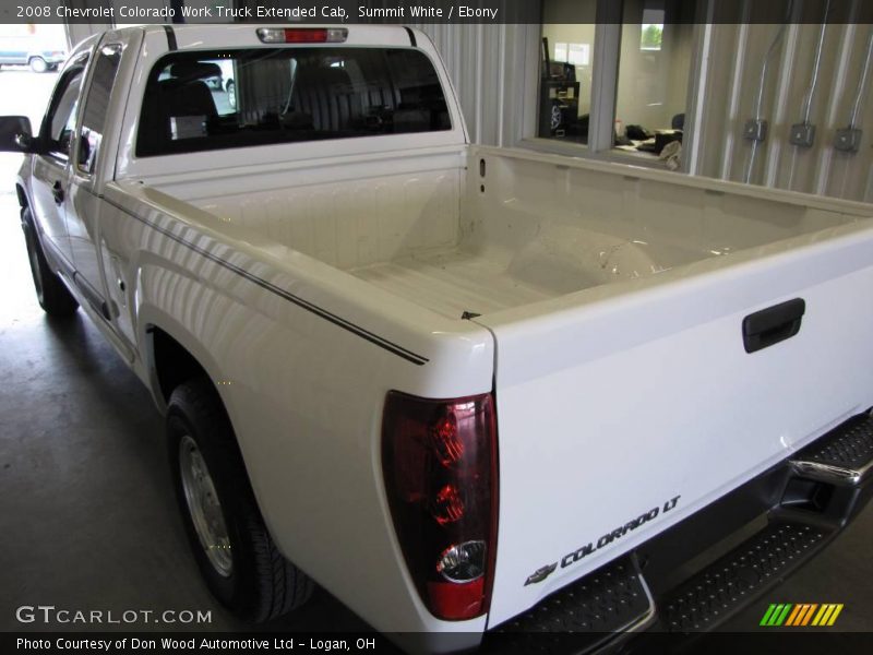 Summit White / Ebony 2008 Chevrolet Colorado Work Truck Extended Cab