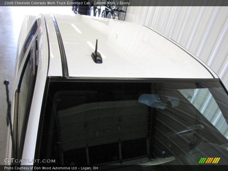Summit White / Ebony 2008 Chevrolet Colorado Work Truck Extended Cab