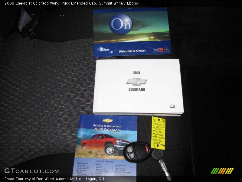 Summit White / Ebony 2008 Chevrolet Colorado Work Truck Extended Cab