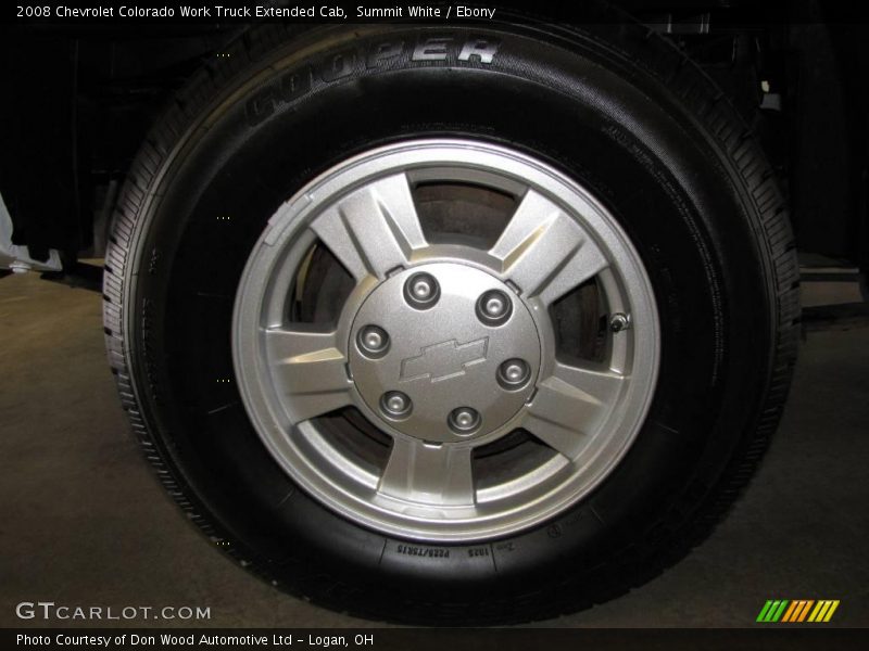 Summit White / Ebony 2008 Chevrolet Colorado Work Truck Extended Cab