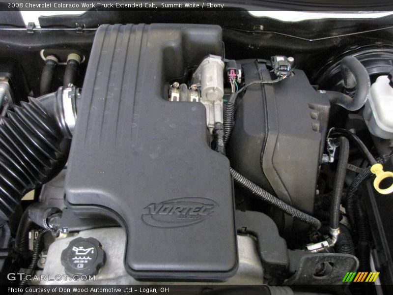 Summit White / Ebony 2008 Chevrolet Colorado Work Truck Extended Cab