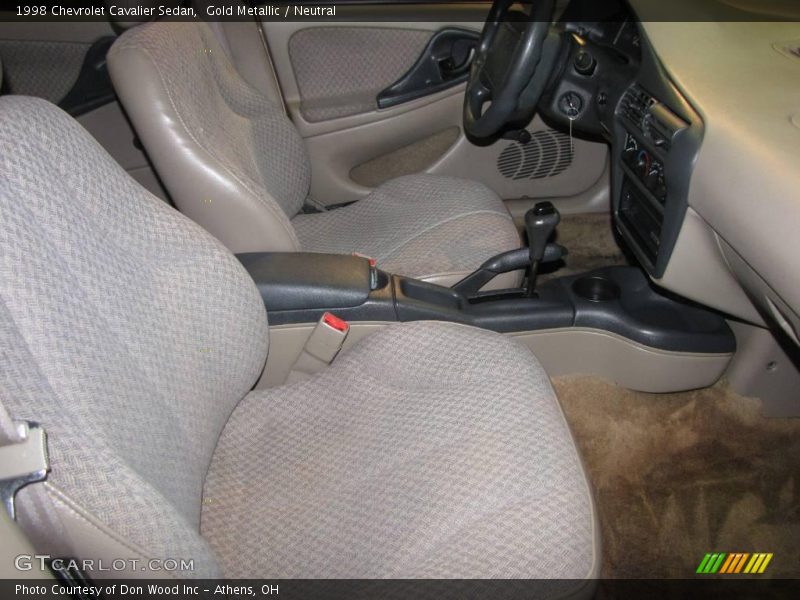 Gold Metallic / Neutral 1998 Chevrolet Cavalier Sedan