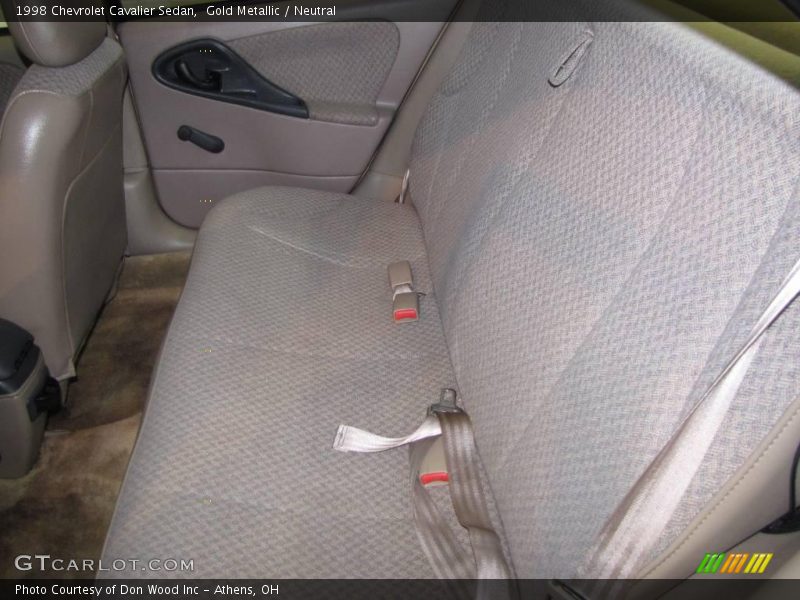 Gold Metallic / Neutral 1998 Chevrolet Cavalier Sedan