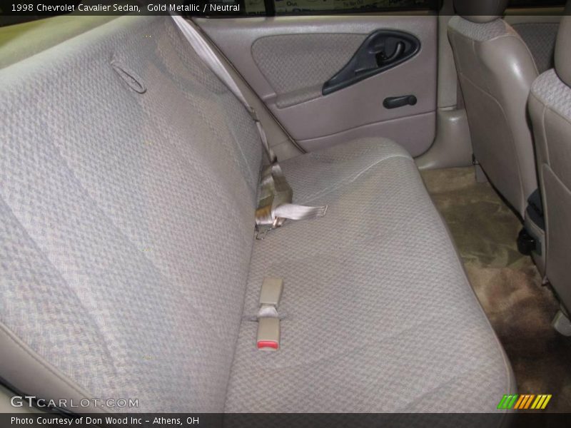 Gold Metallic / Neutral 1998 Chevrolet Cavalier Sedan