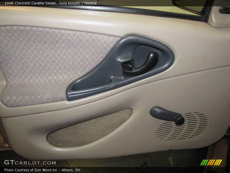 Gold Metallic / Neutral 1998 Chevrolet Cavalier Sedan