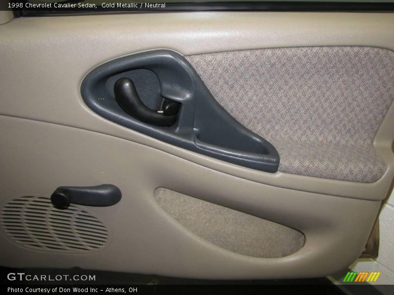 Gold Metallic / Neutral 1998 Chevrolet Cavalier Sedan