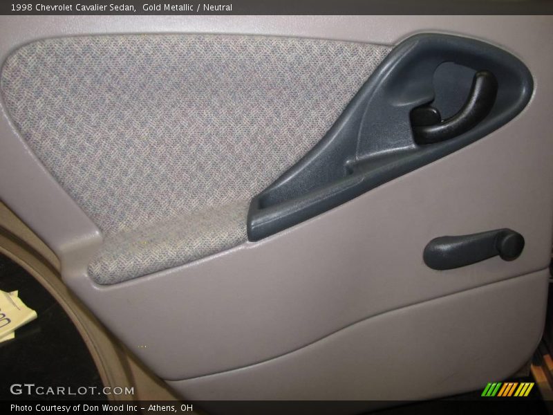 Gold Metallic / Neutral 1998 Chevrolet Cavalier Sedan