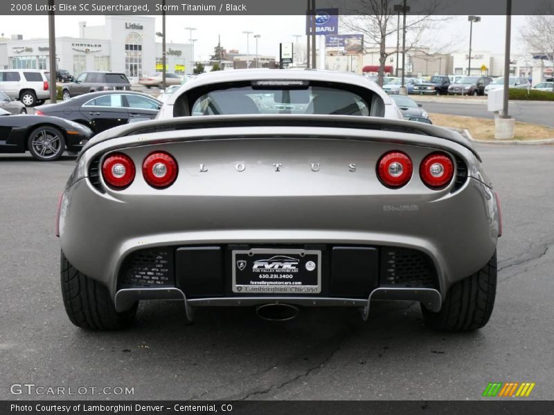 Storm Titanium / Black 2008 Lotus Elise SC Supercharged