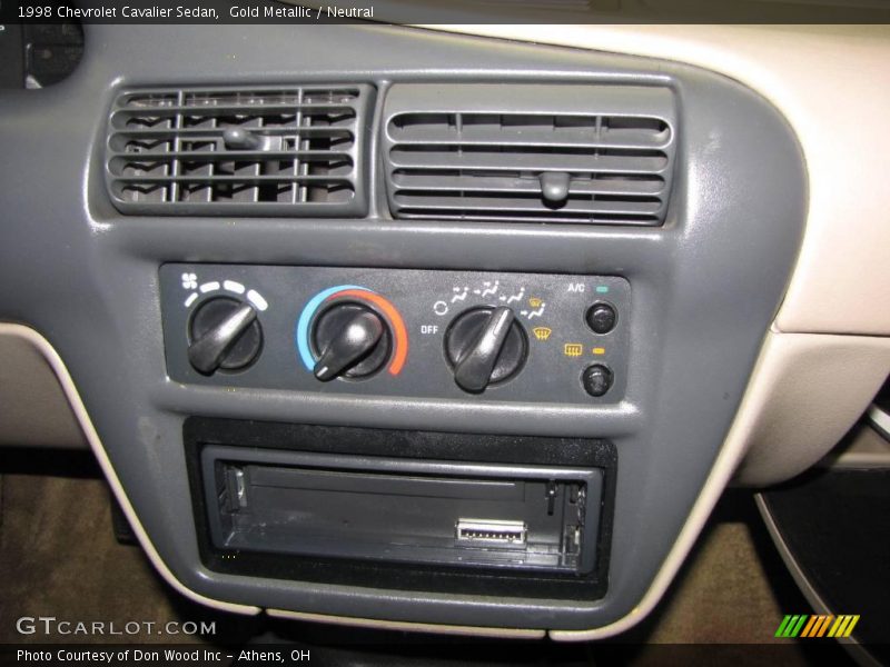 Gold Metallic / Neutral 1998 Chevrolet Cavalier Sedan