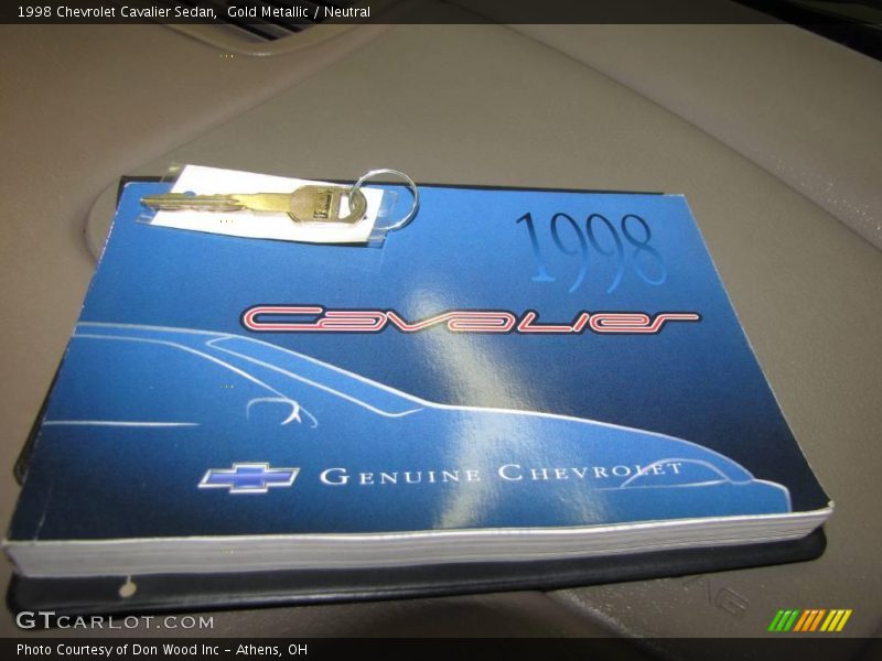 Gold Metallic / Neutral 1998 Chevrolet Cavalier Sedan