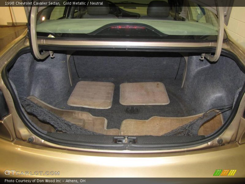 Gold Metallic / Neutral 1998 Chevrolet Cavalier Sedan