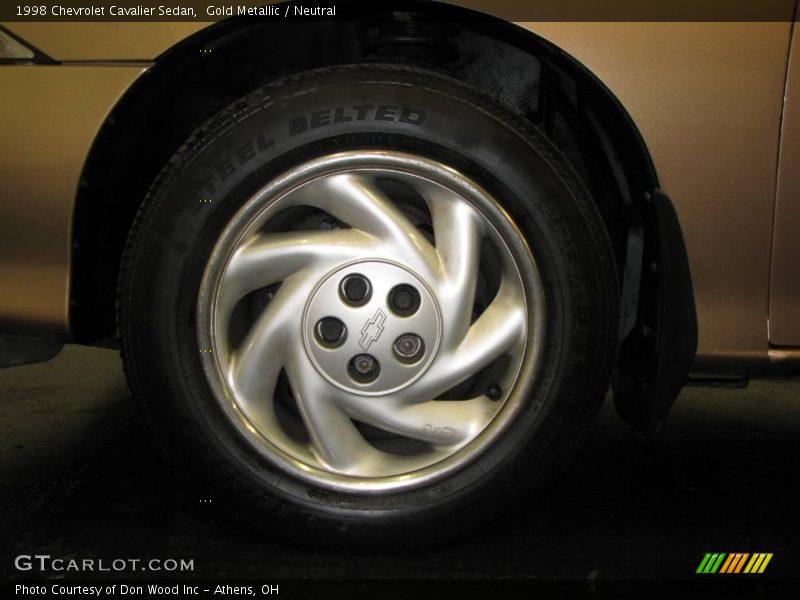 Gold Metallic / Neutral 1998 Chevrolet Cavalier Sedan