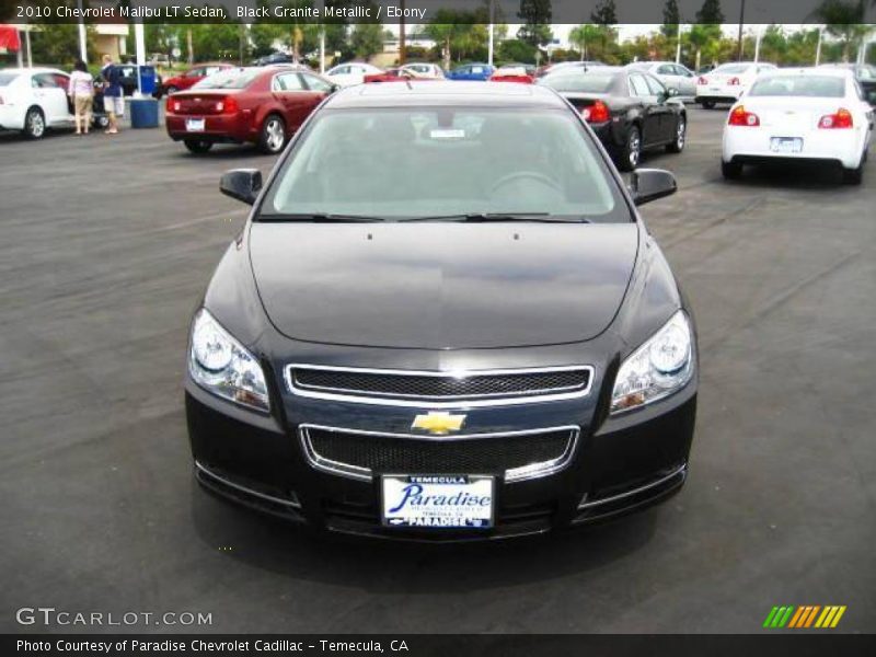 Black Granite Metallic / Ebony 2010 Chevrolet Malibu LT Sedan
