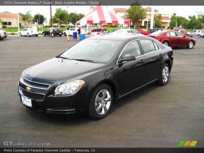Black Granite Metallic / Ebony 2010 Chevrolet Malibu LT Sedan