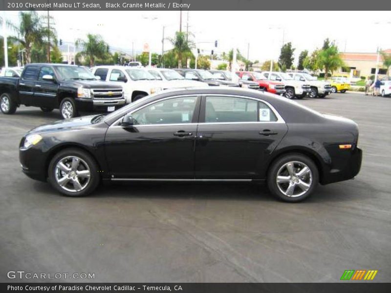 Black Granite Metallic / Ebony 2010 Chevrolet Malibu LT Sedan